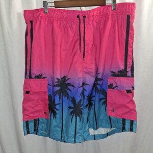 Coastal swell men's swim trunks size 5XL